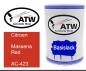 Preview: Citroen, Massena Red, AC-423: 500ml Lackdose, von ATW Autoteile West.